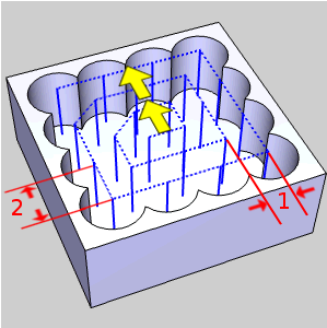 plunge roughing cad cam